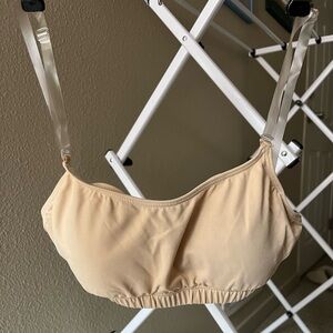 Women's Cream Bralette for under dance costumes
